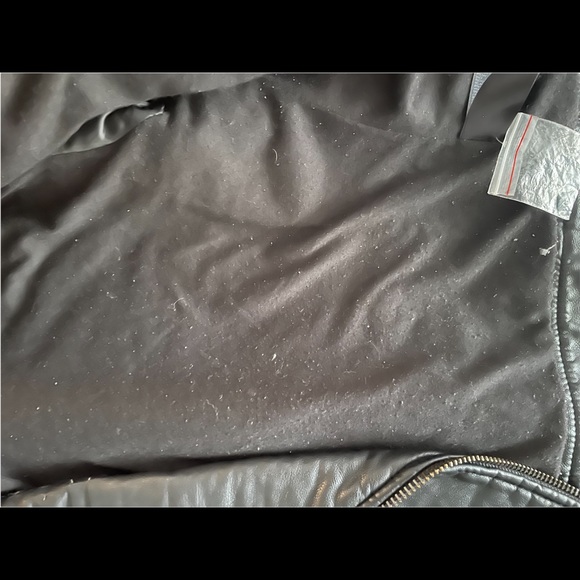 Topshop Faux Leather Jacket - Picture 2 of 3